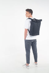 Rucksack Gothenburg II PU mattschwarz Large
