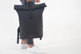 Rucksack Gothenburg II PU mattschwarz Large